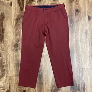 Vineyard Vines Pants Mens 34x30 (actual 34x26) Red On The Go OTG Performance